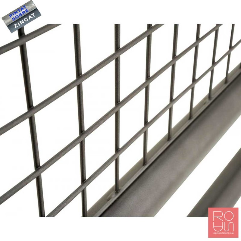 Tanca de protecció especial escoles model Línia amb reixa 